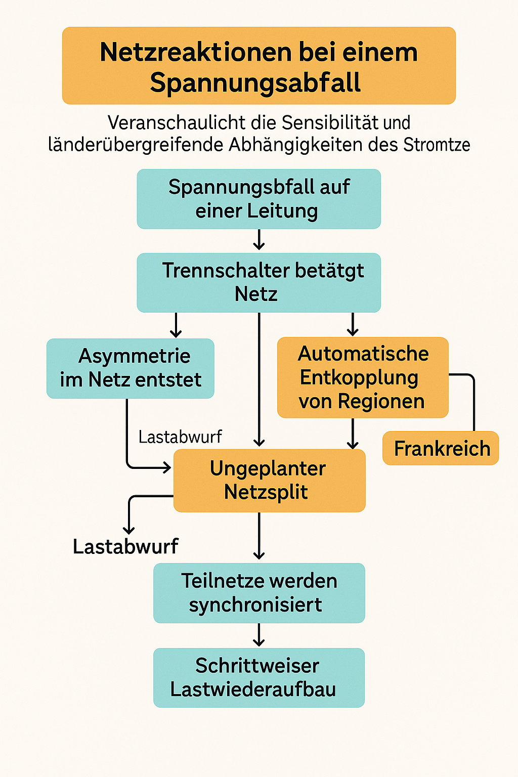 Die hochsensible Blackout-Restart Kette